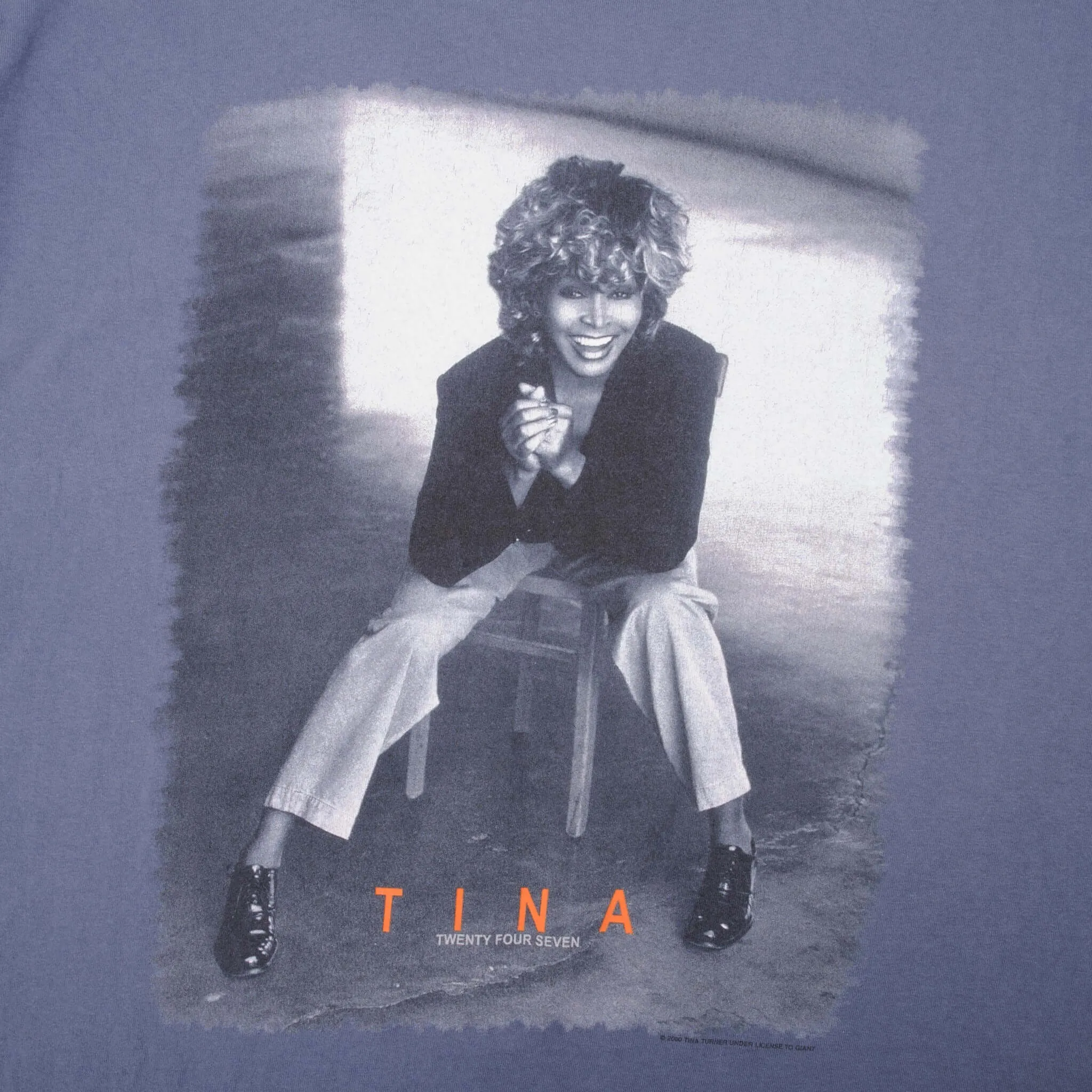 VINTAGE TINA TURNER TWENTY FOUR SEVEN TEE SHIRT 2000 SIZE XL